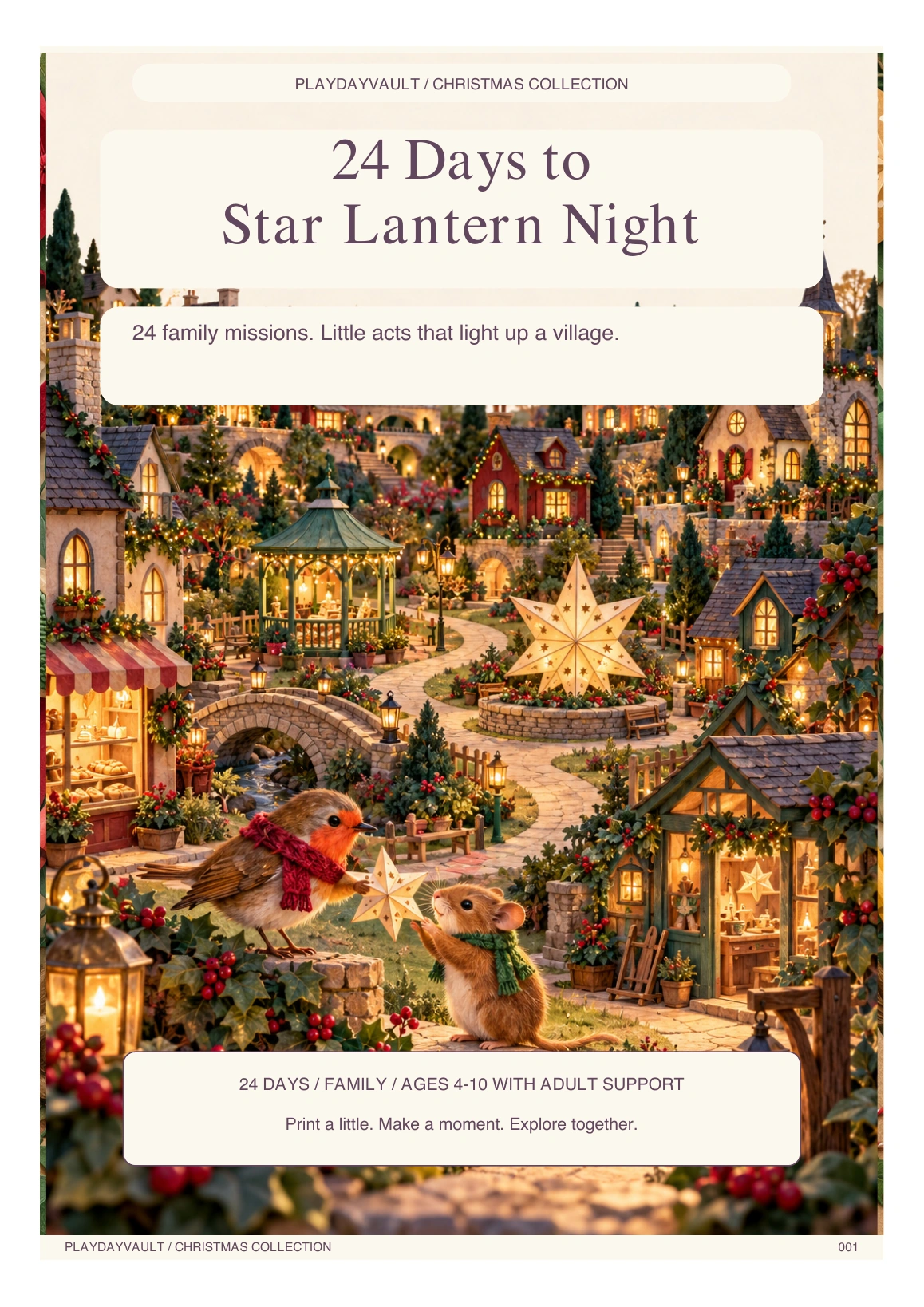24 Days to Star Lantern Night actual printable cover