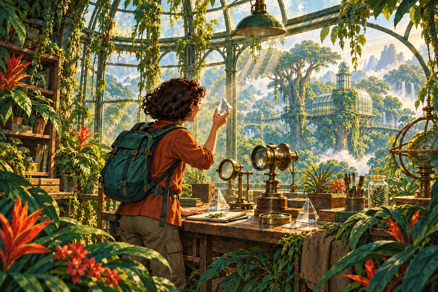 Explore the greenhouse