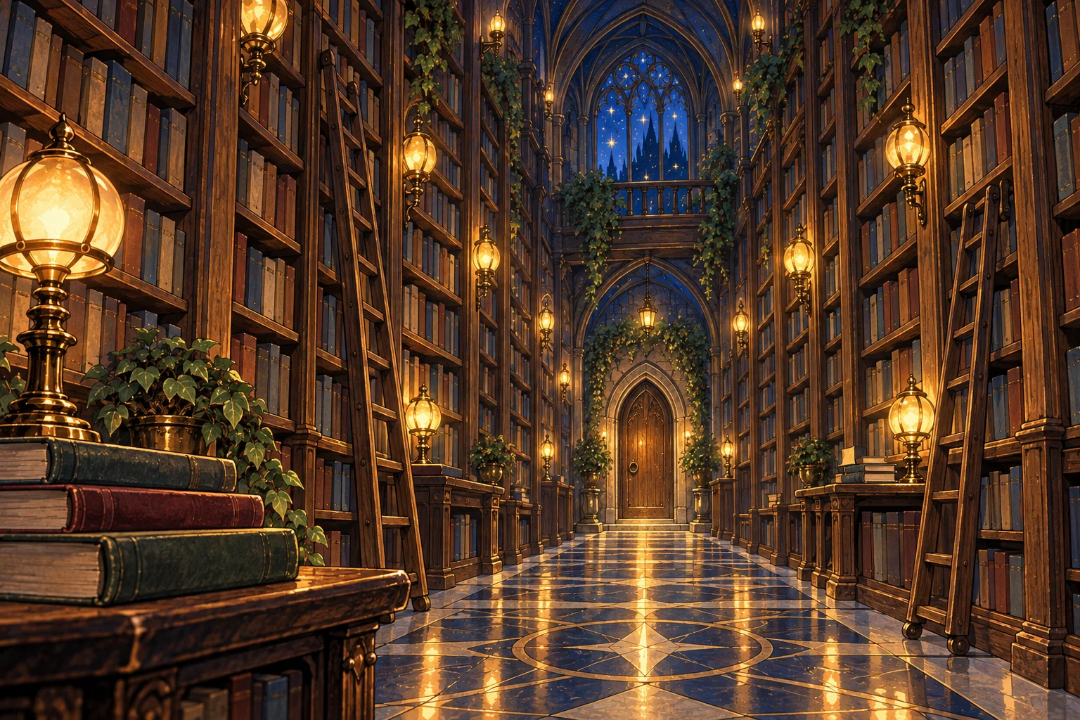 Follow the shelves