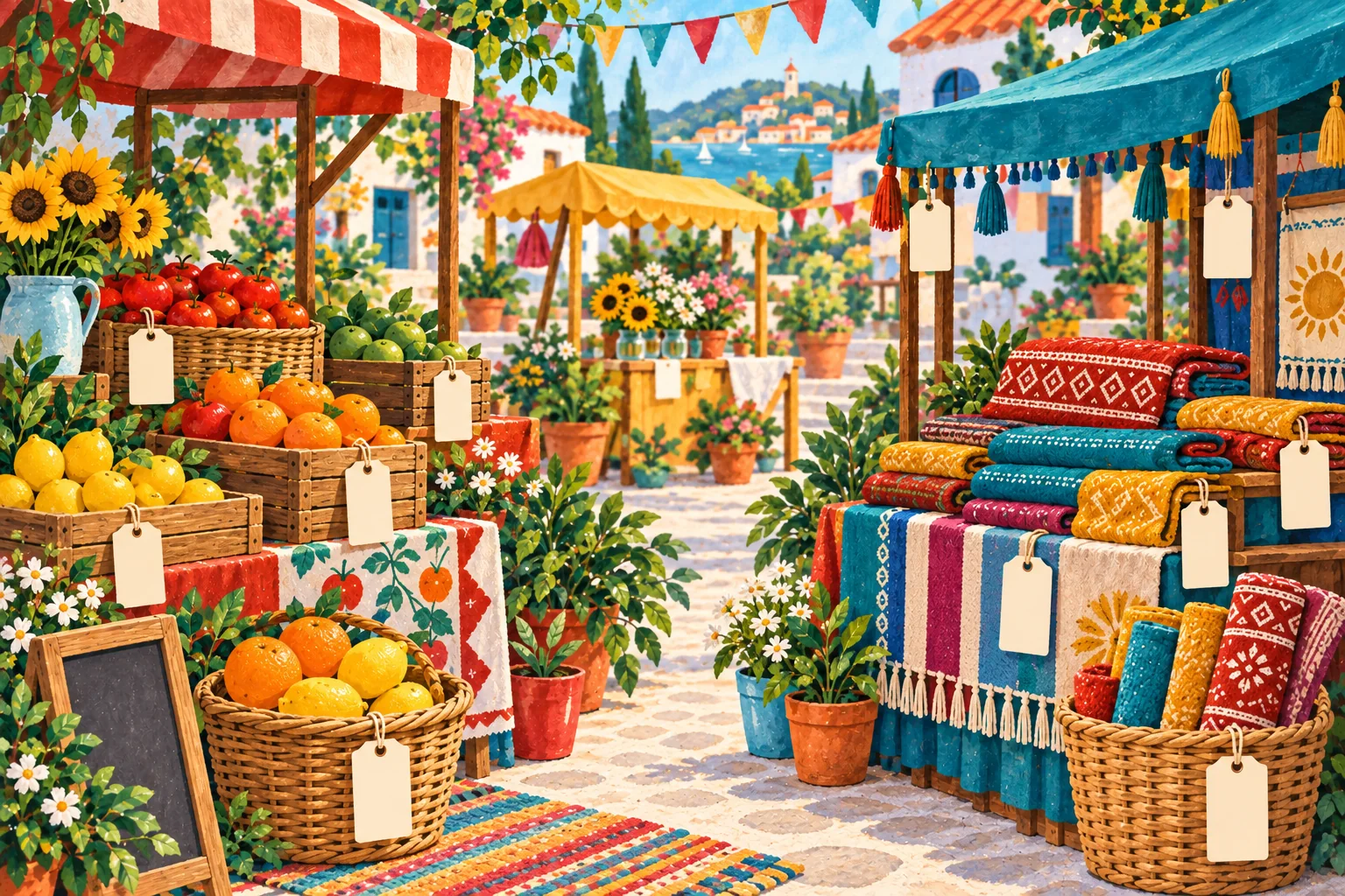 Shop at the fruit stall