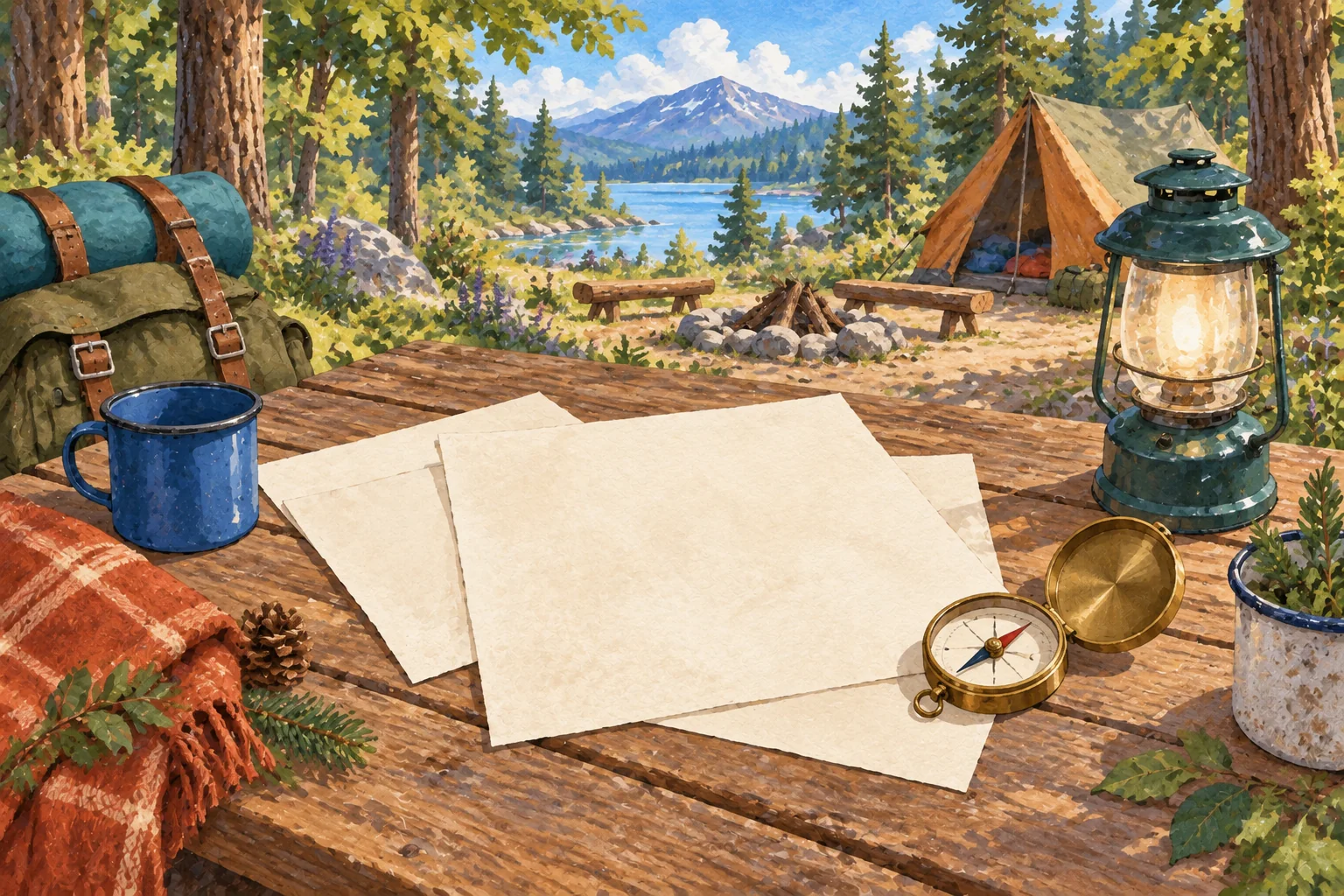 Deliver to camp